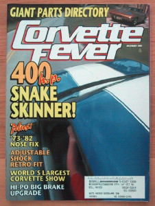 CORVETTE FEVER 1995 DEC - '73-82 NOSES, '84-87 ADJ SHOCKS, BRAKES, '56, '63 SR